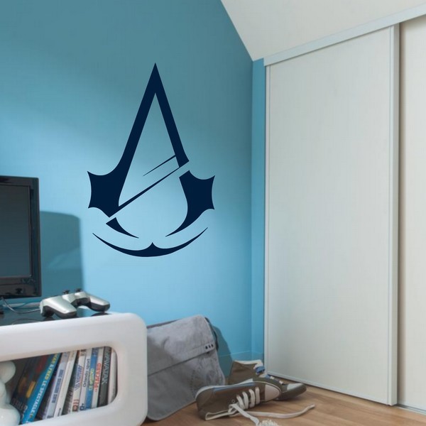 Voorbeeld van de muur stickers: Assassin's Creed Logo